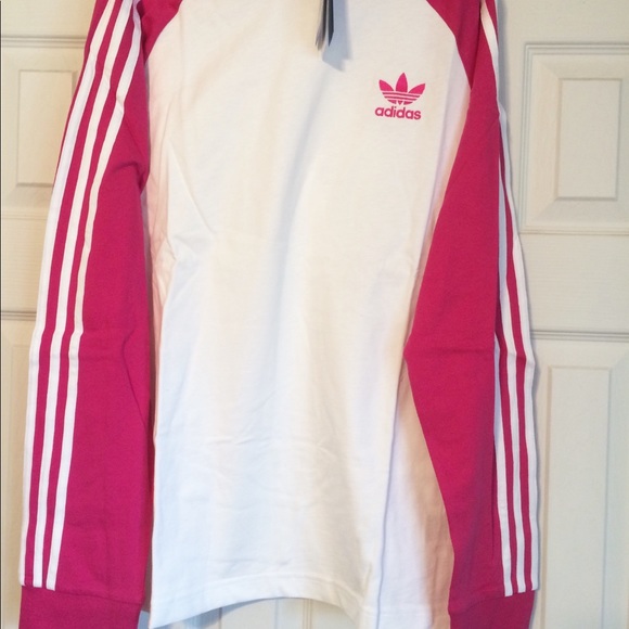NWT adidas pink outfit leggings shirt set large - Picture 6 of 6